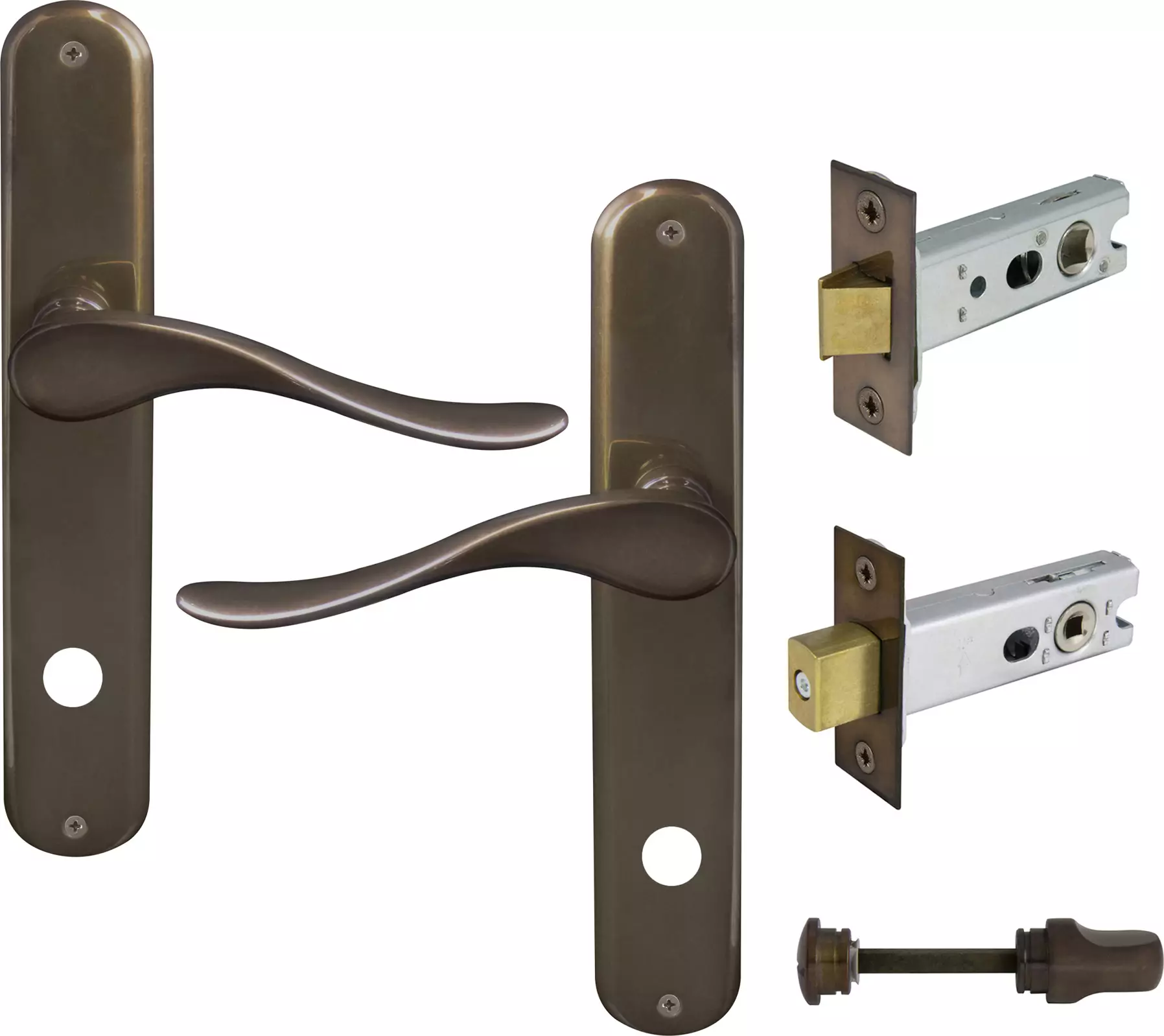 Haven Longplate Oval Privacy Set - AB