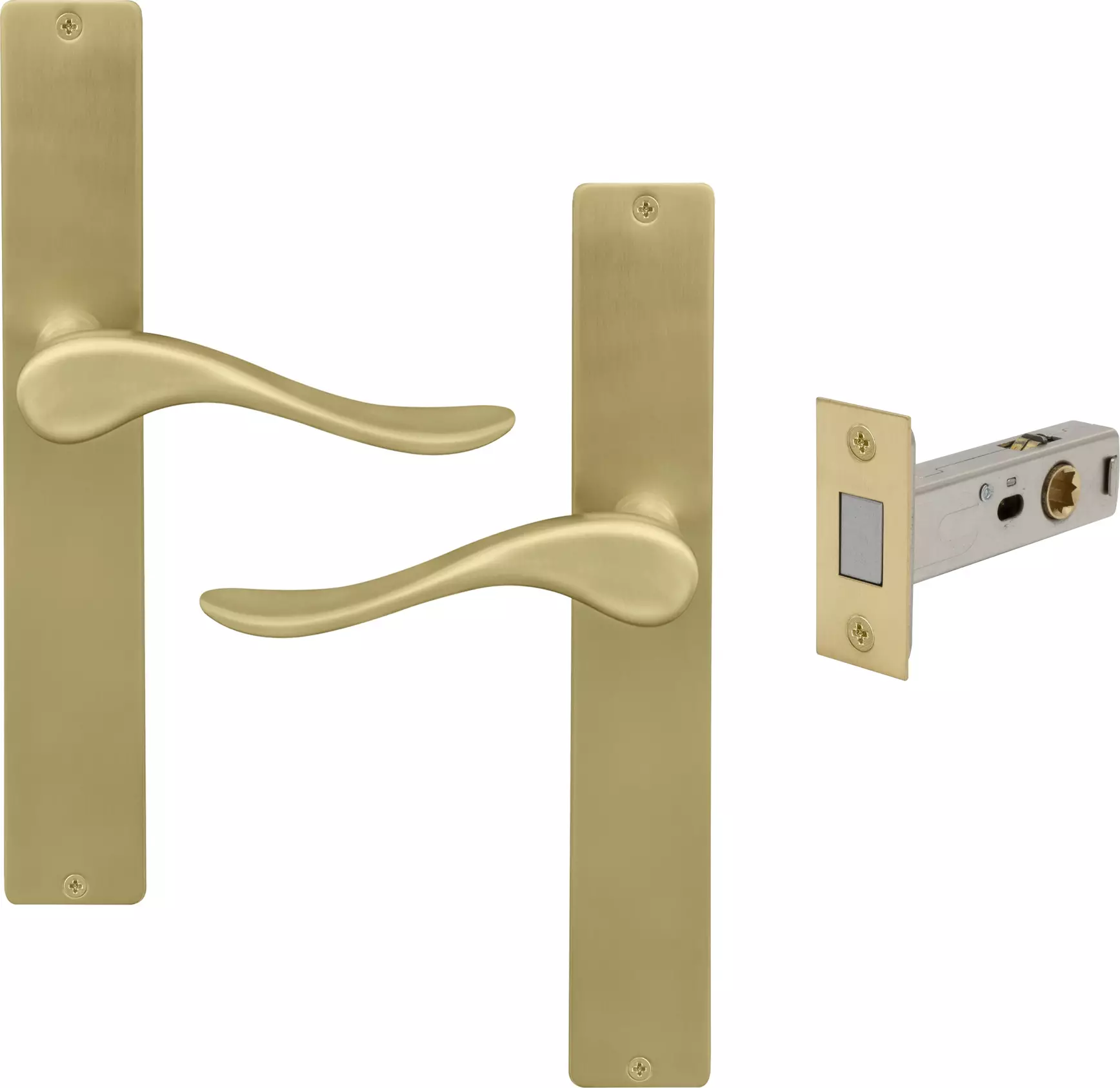 Haven Longplate Square Passage Set - Magn. Latch - MSB