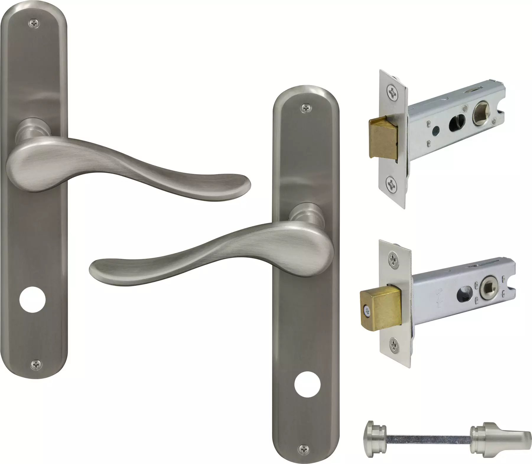 Haven Longplate Oval Privacy Set - BN