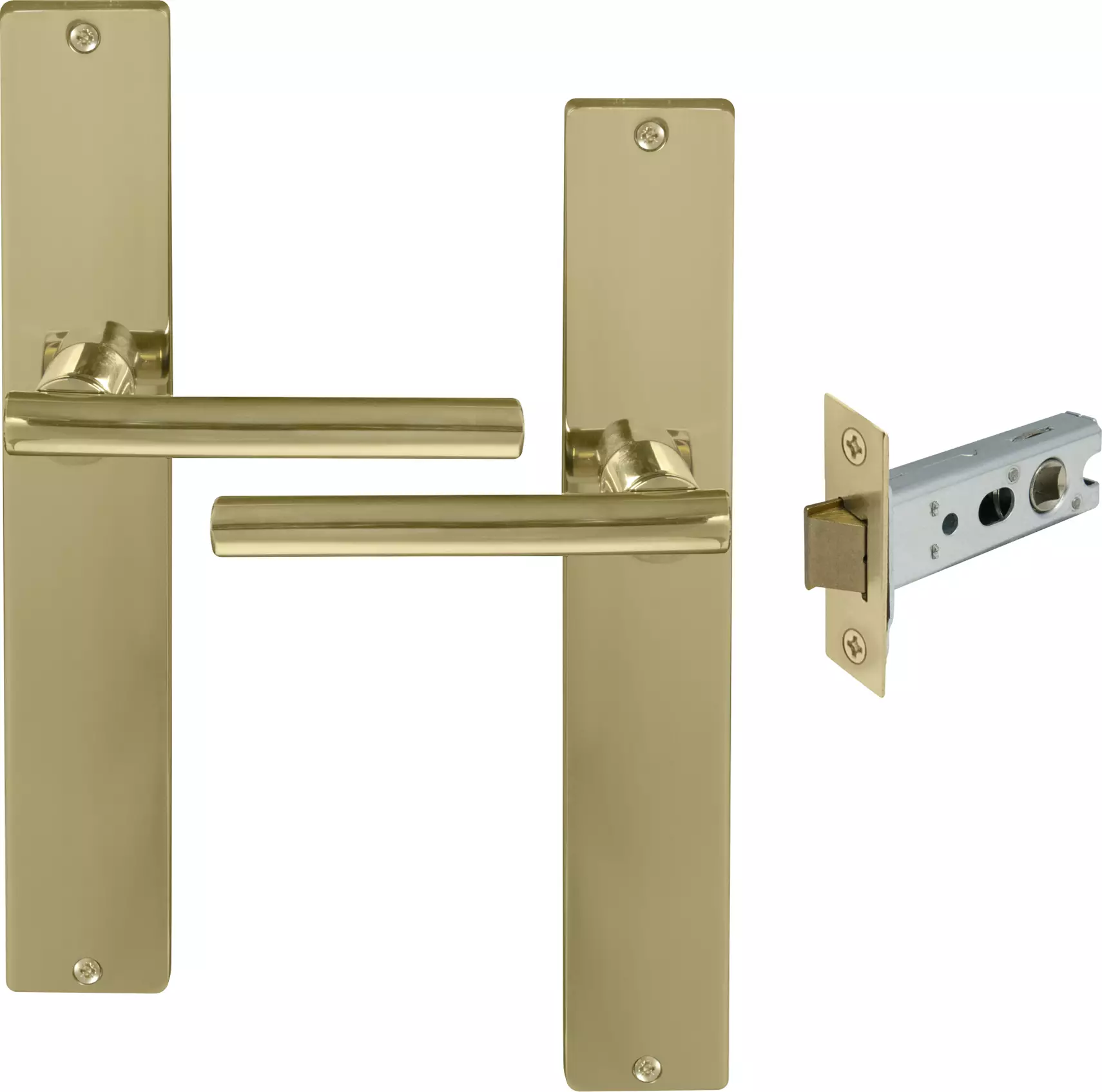 Charleston Longplate Square Passage Set - PB