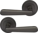 Villa 64mm Large Rose Lever Set - DRB