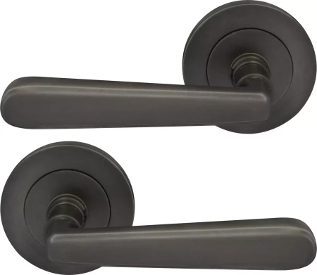 Villa 64mm Large Rose Lever Set - DRB