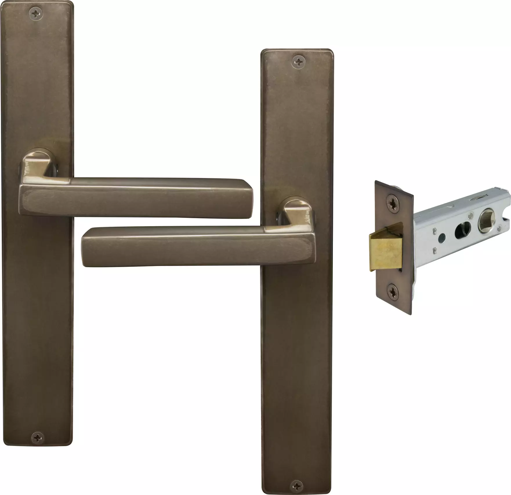 Federal Longplate Square Passage Set - AB