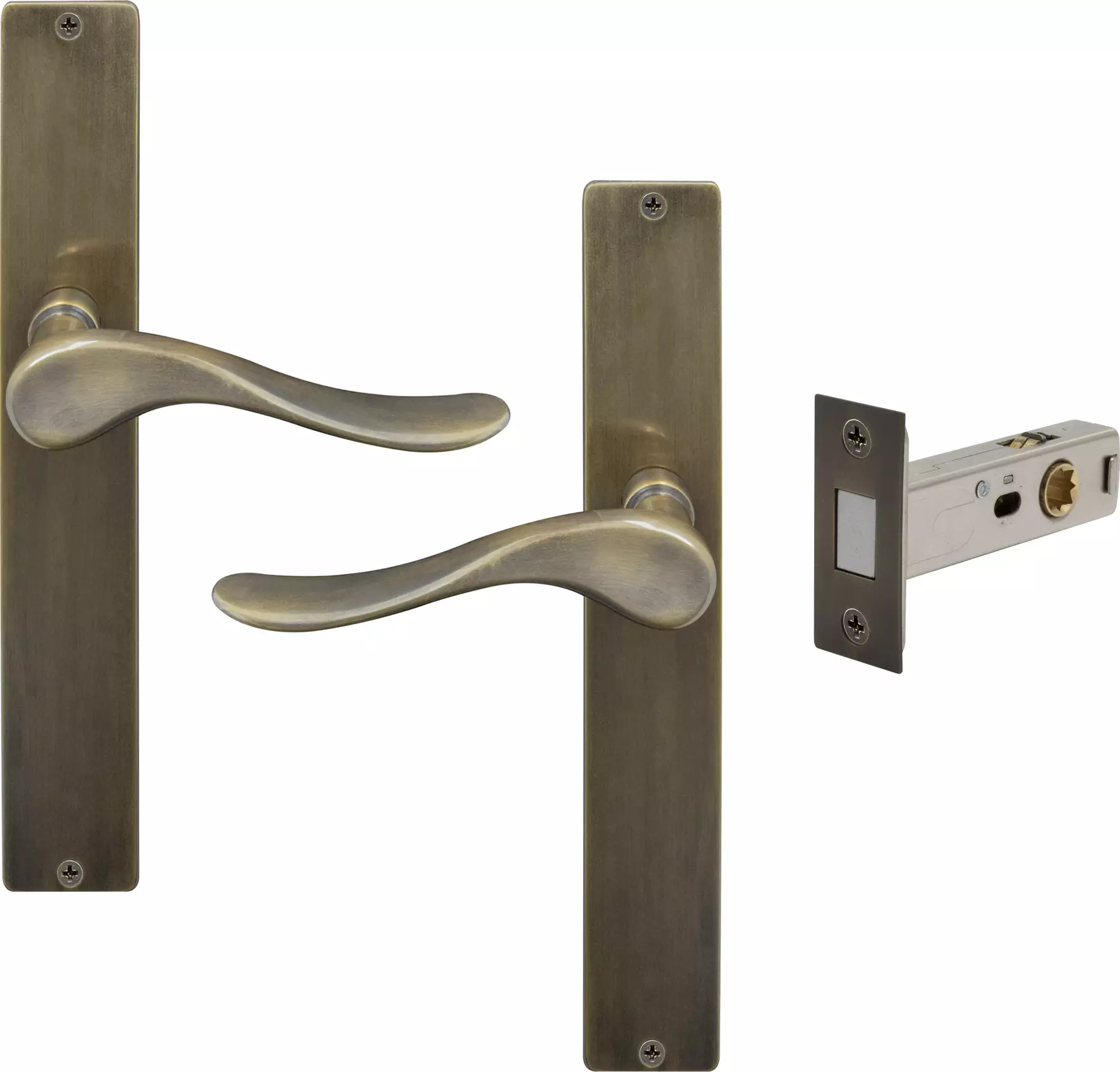 Haven Longplate Square Passage Set - Magn. Latch - ORB