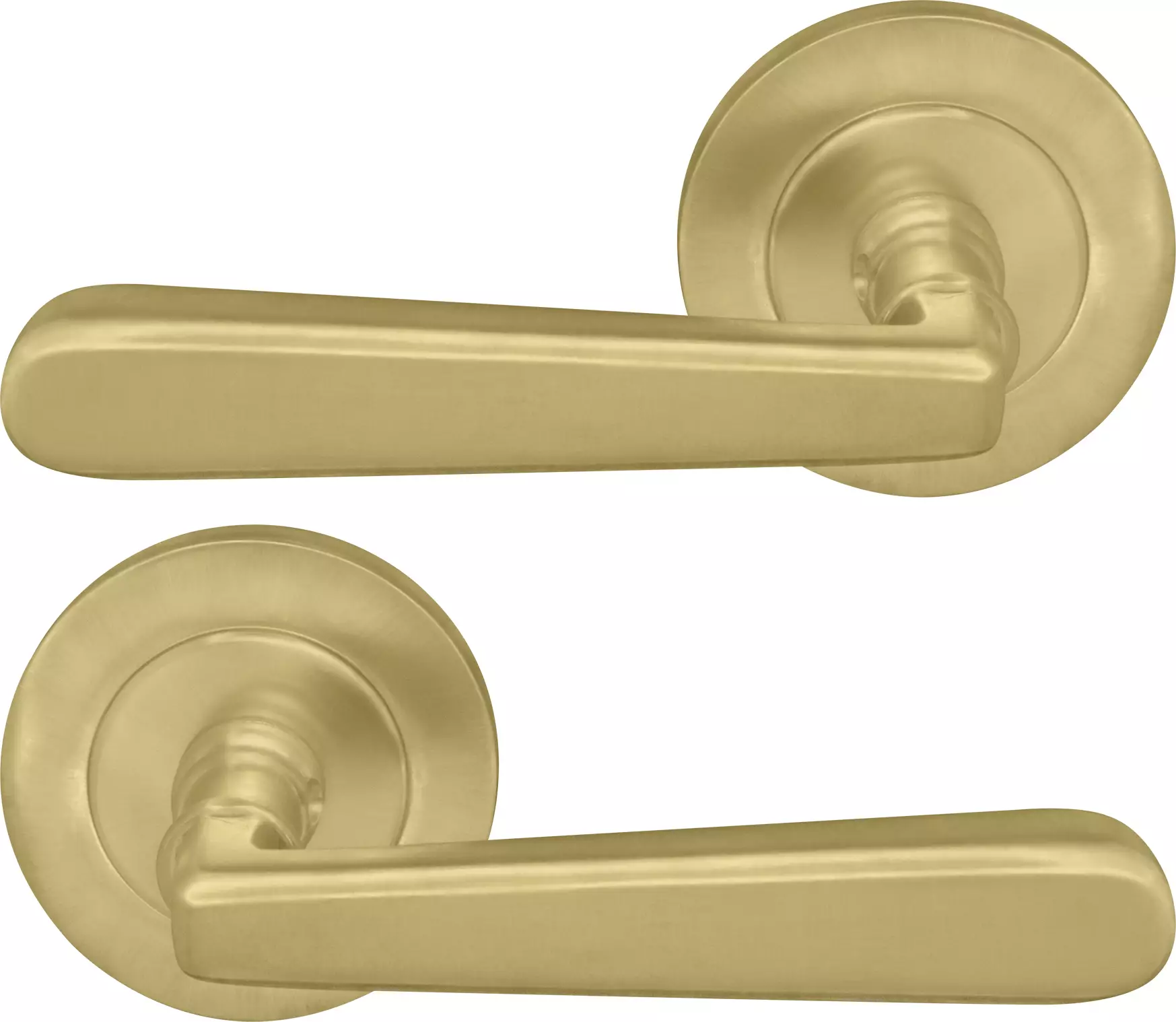 Villa 64mm Large Rose Lever Set - MSB
