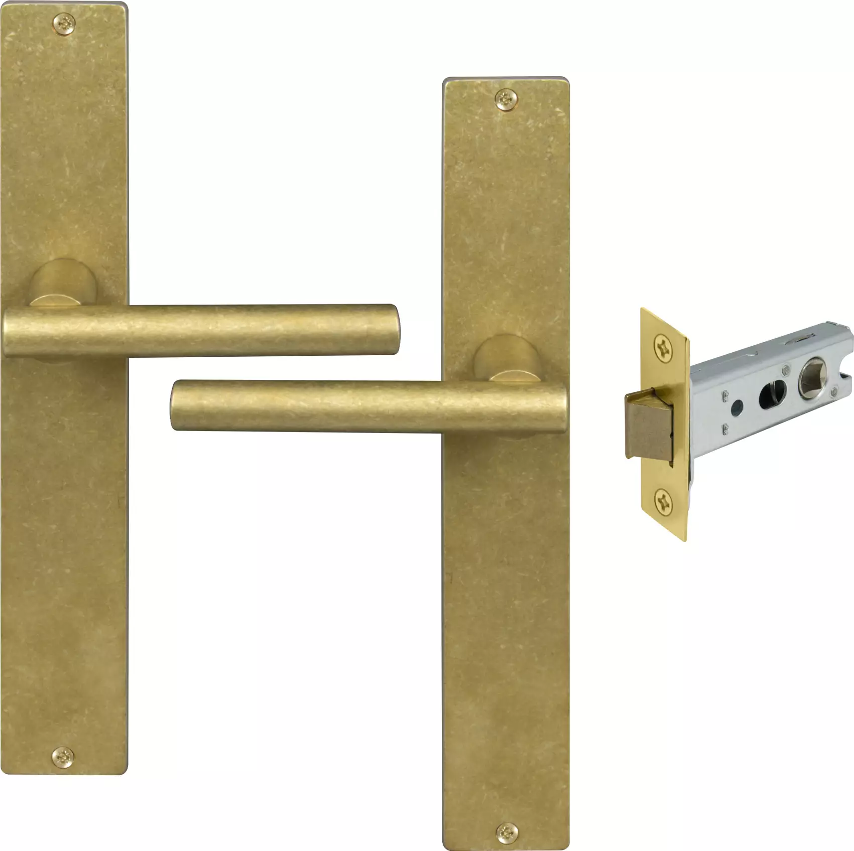 Charleston Longplate Square Passage Set - RLB