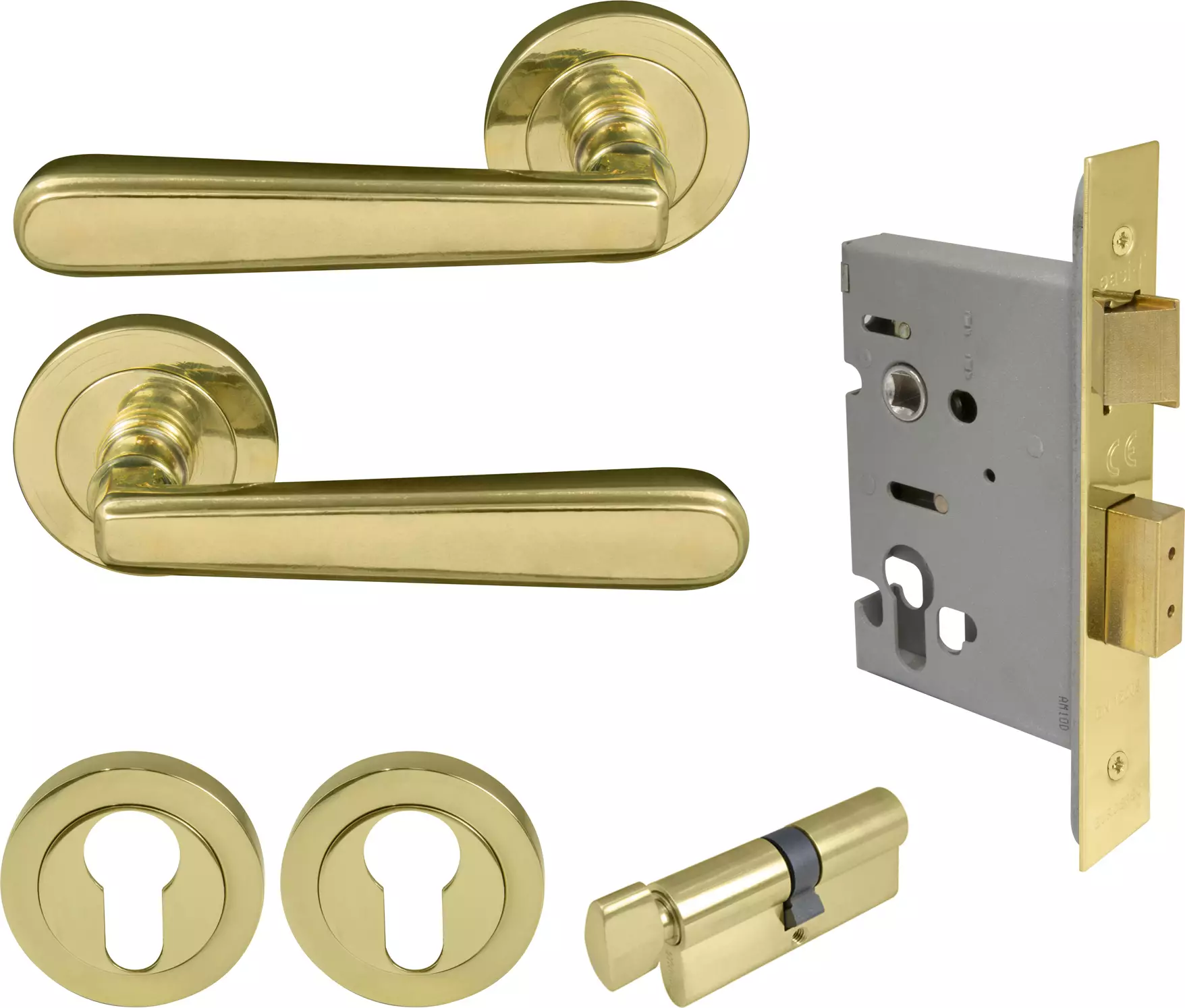 Villa Round Rose Entrance Set - E48 - UB