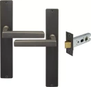 Federal Longplate Square Passage Set - DRB
