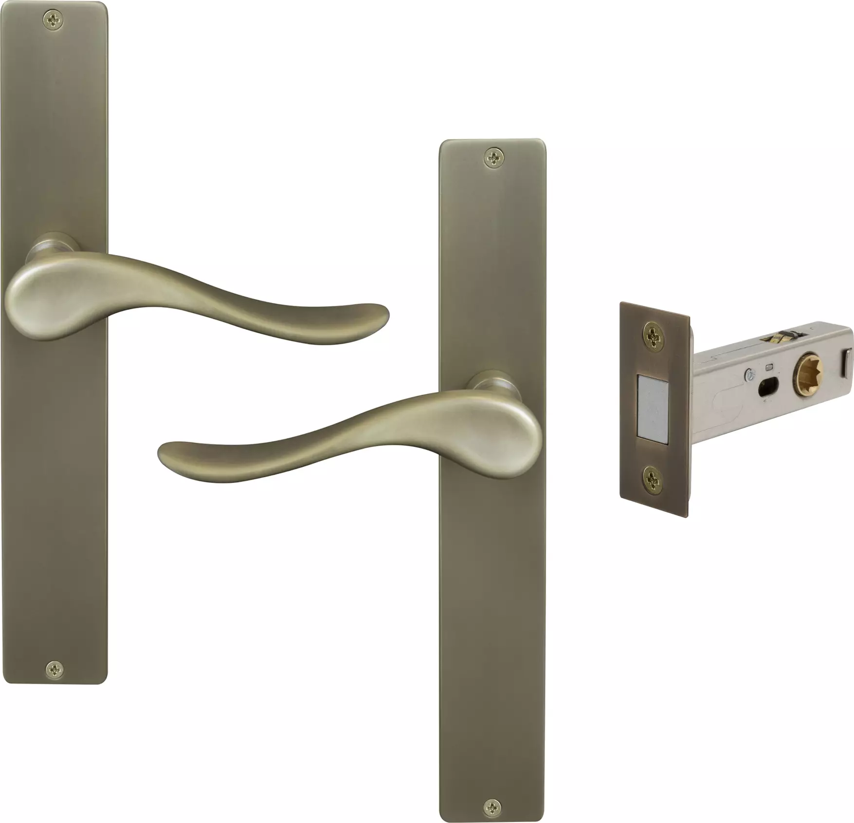 Haven Longplate Square Passage Set - Magn. Latch - RB