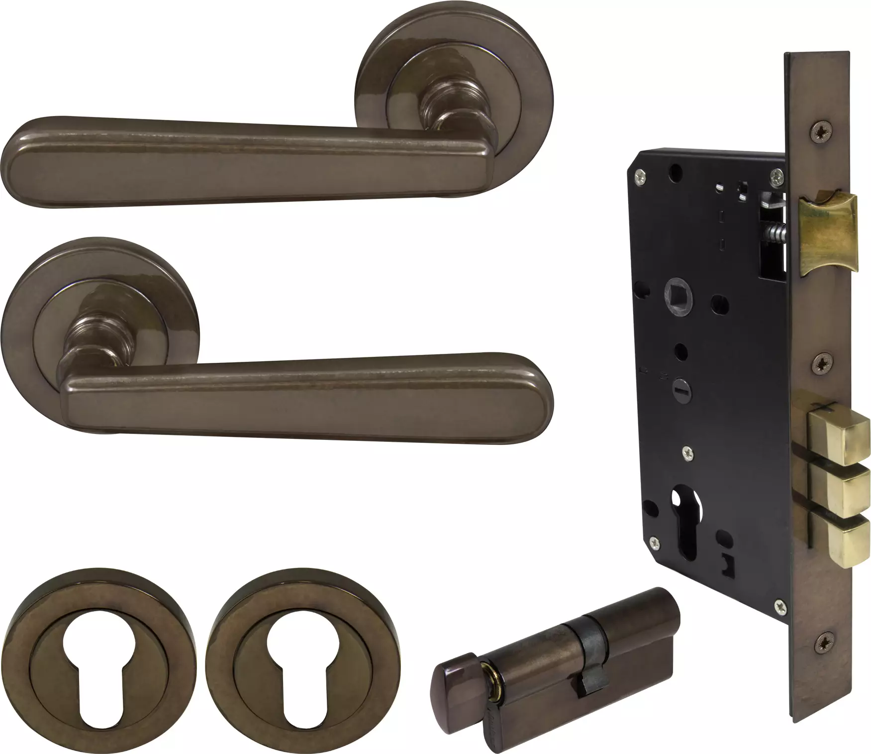 Villa Round Rose Entrance Set - E85 - AB