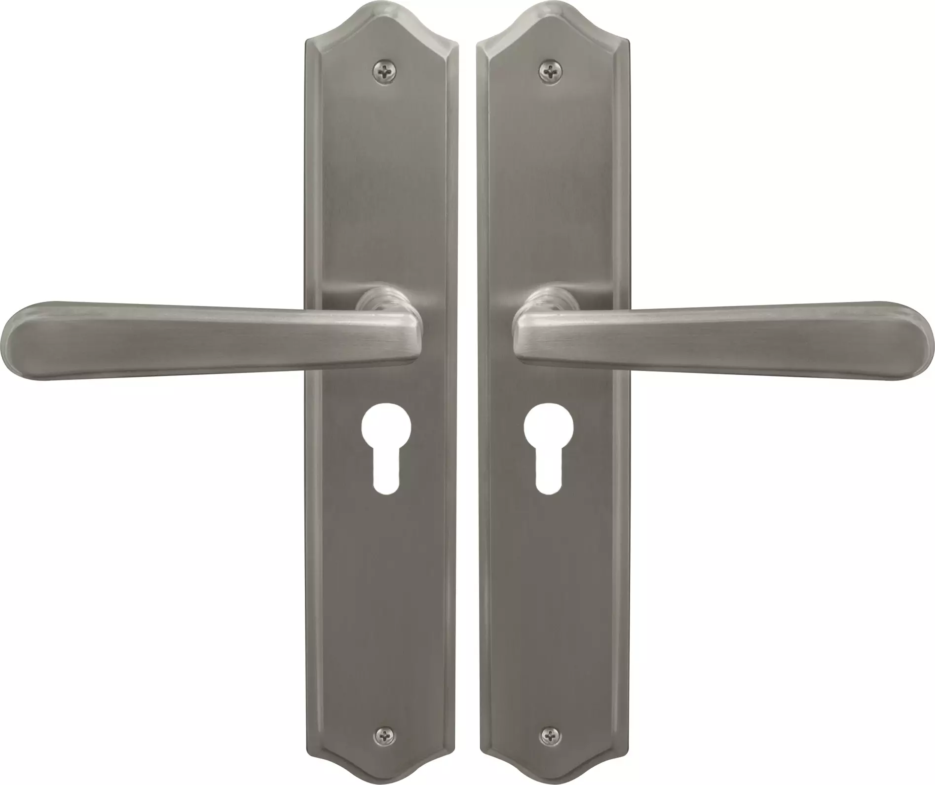 Villa Traditional Longplate E48 Keyhole - BN