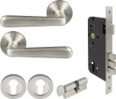 Villa Round Rose Entrance Set - E85 - BN