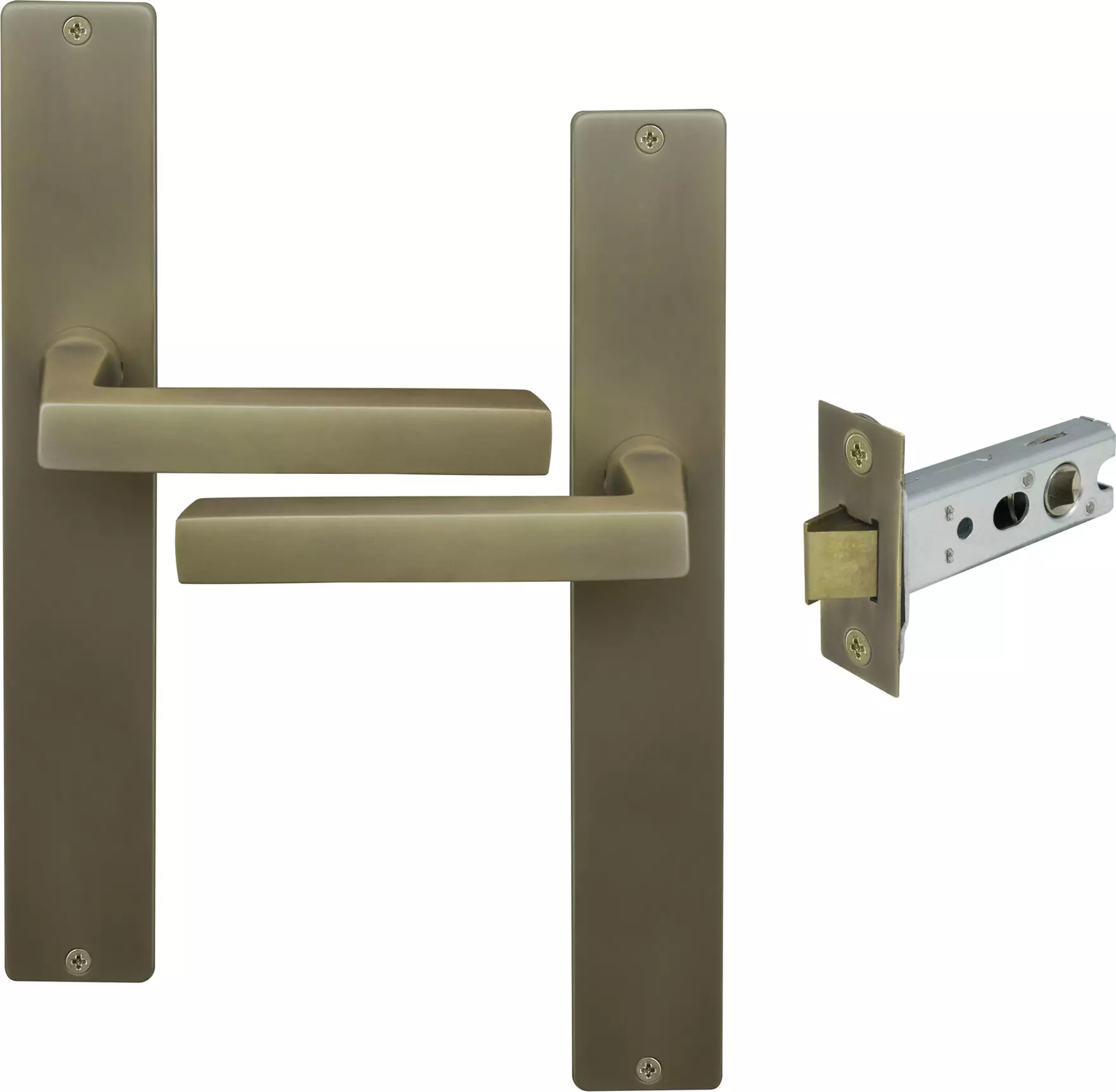 Federal Longplate Square Passage Set - RB