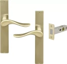 Haven Longplate Square Passage Set - Magn. Latch - USB