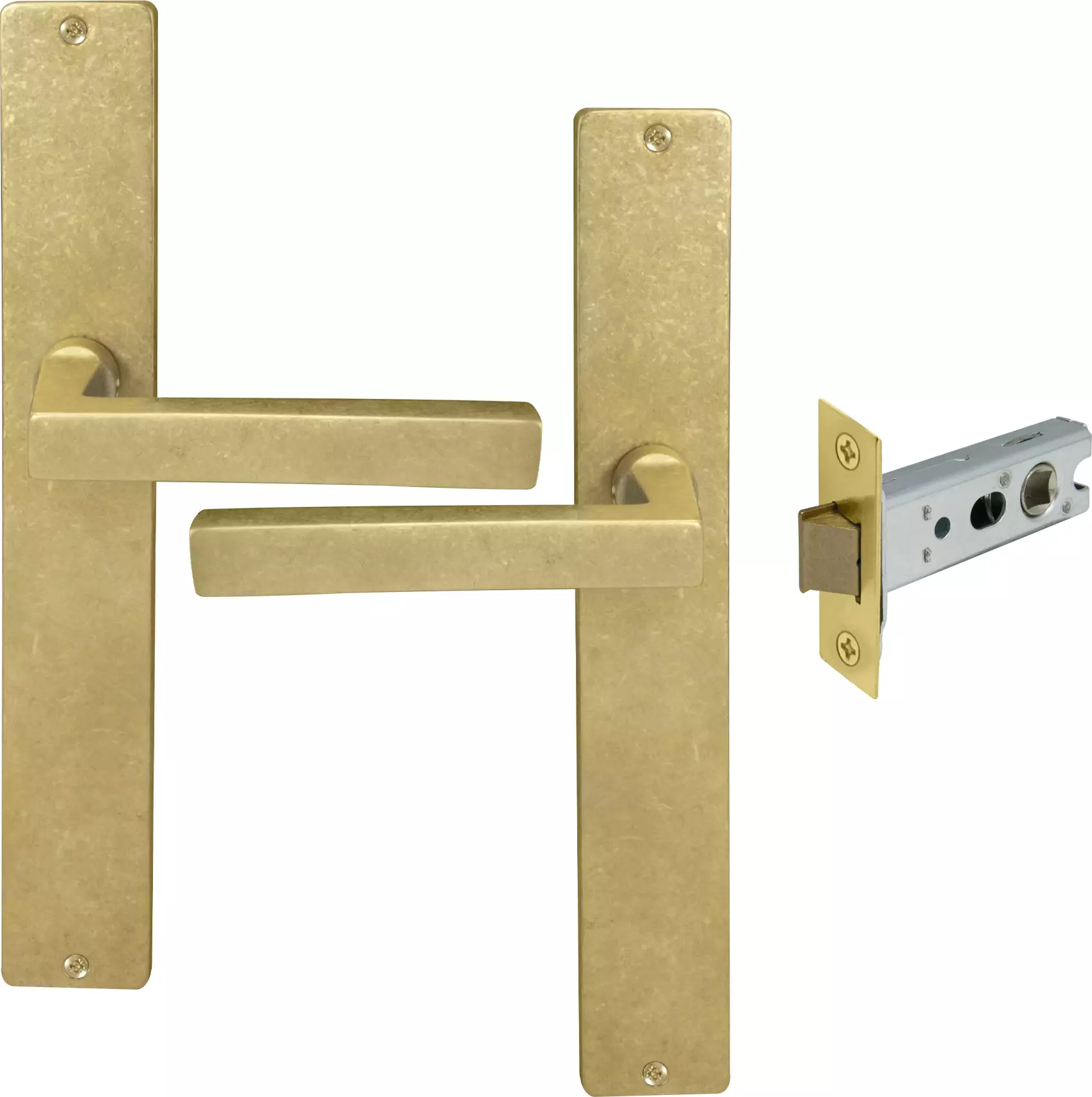 Federal Longplate Square Passage Set - RLB