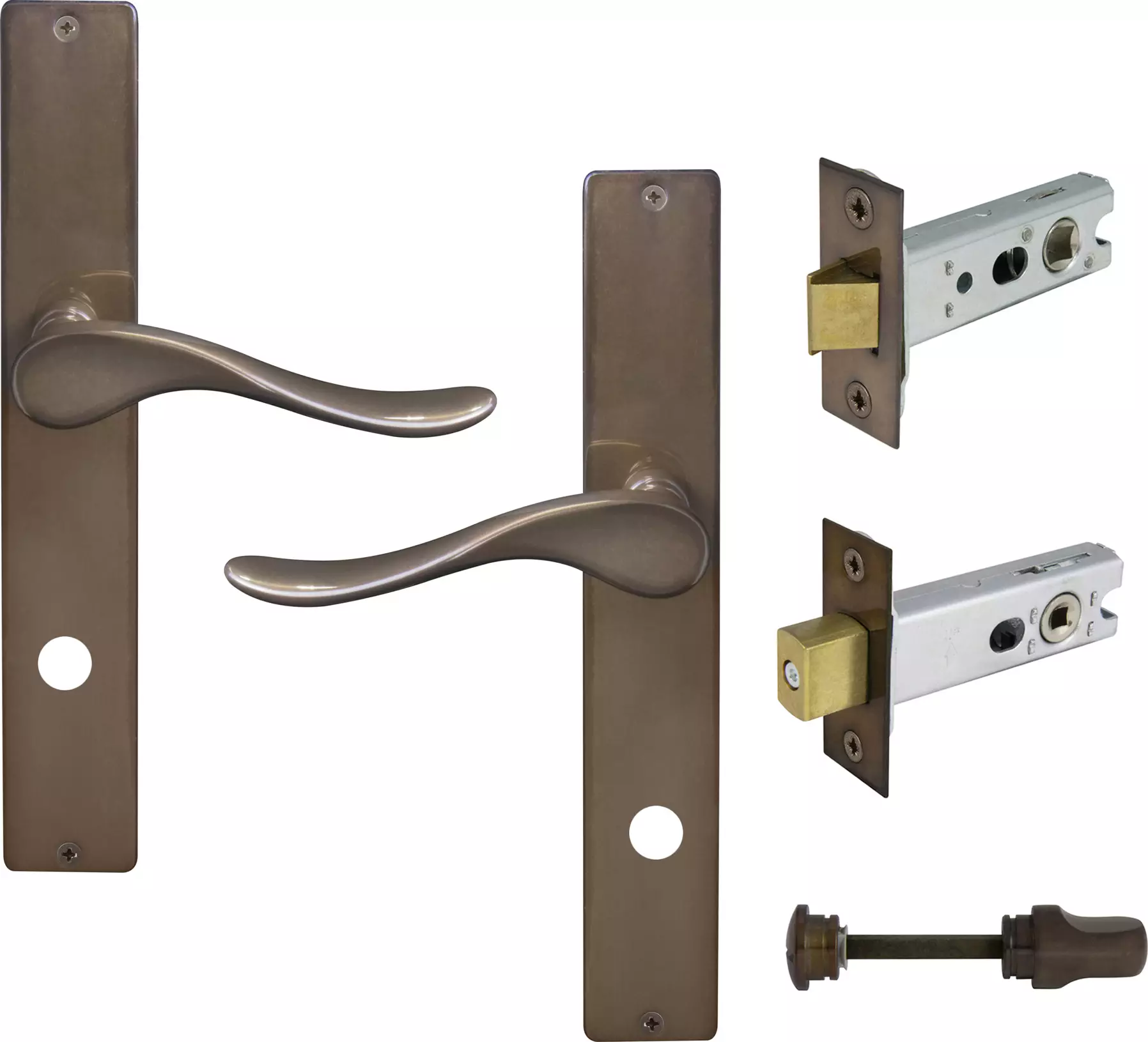 Haven Longplate Square Privacy Set - AB