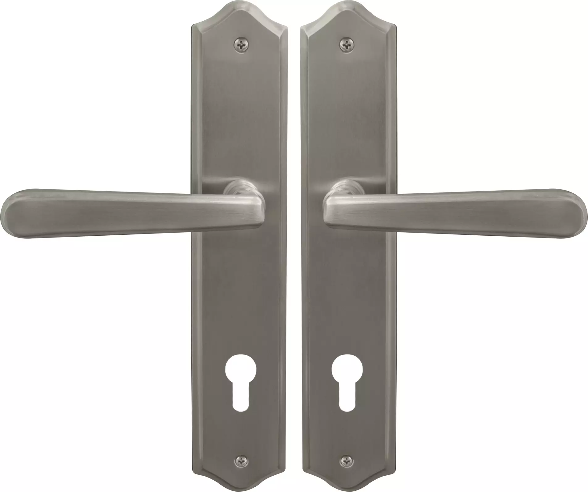 Villa Traditional Longplate E85 Keyhole - BN