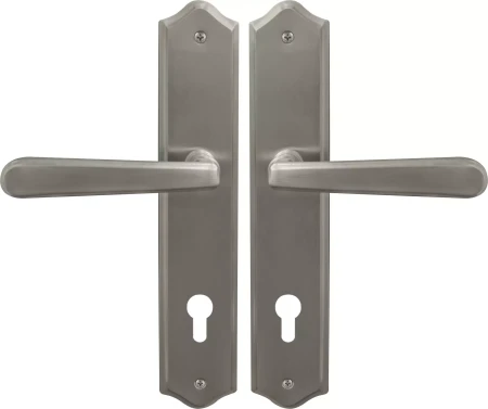 Villa Traditional Longplate E85 Keyhole - BN