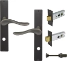 Haven Longplate Square Privacy Set - DRB