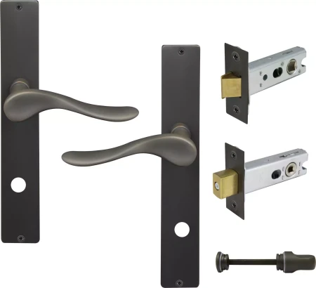 Haven Longplate Square Privacy Set - DRB