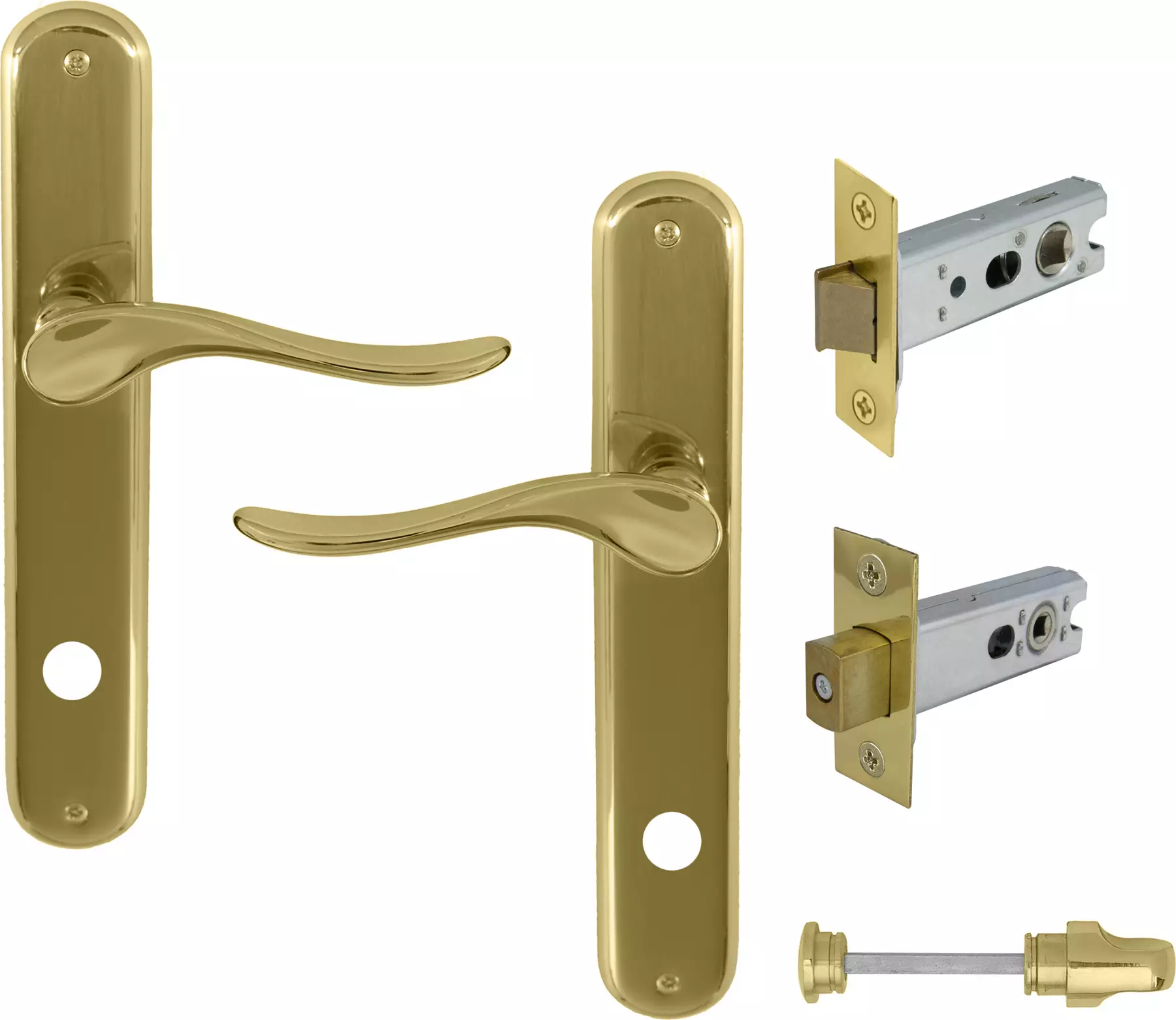 Haven Longplate Oval Privacy Set - UB