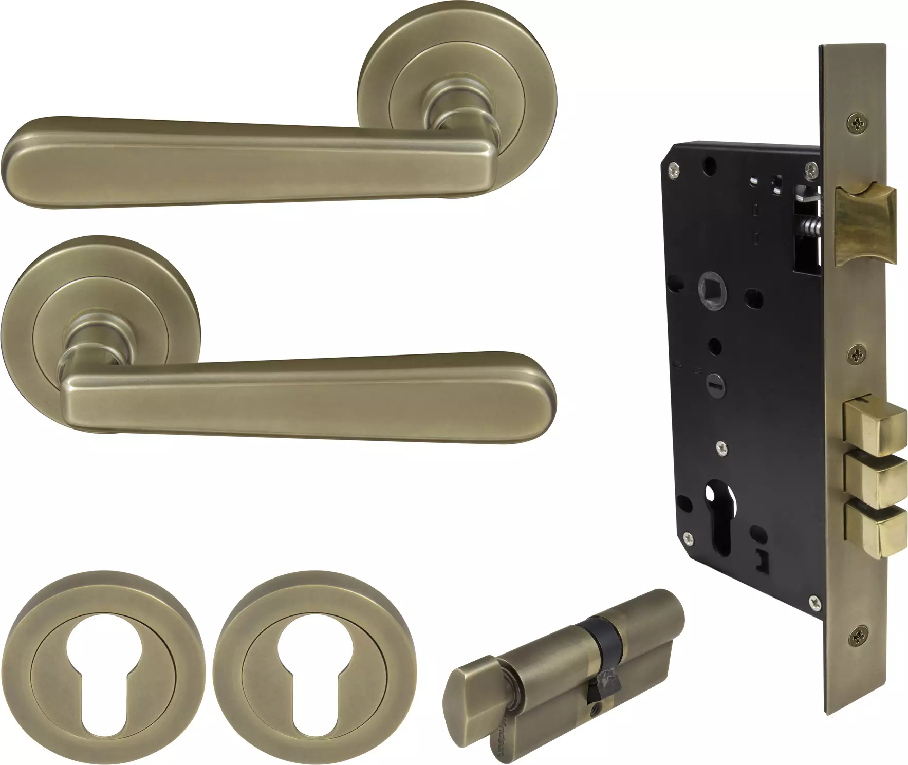 Villa Round Rose Entrance Set - E85 - RB