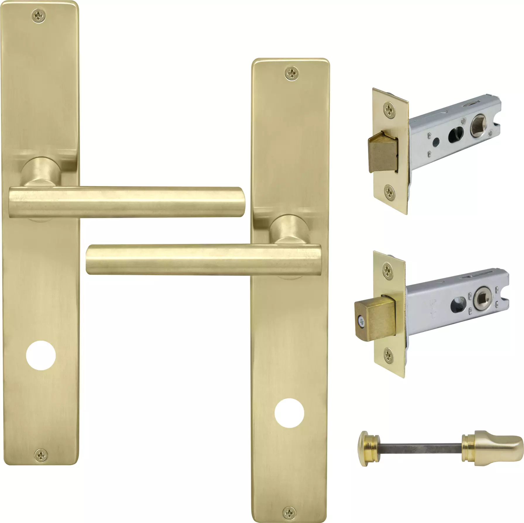 Charleston Longplate Square Privacy Set - USB