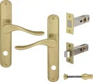 Haven Longplate Oval Privacy Set - Magn. Latch - MSB