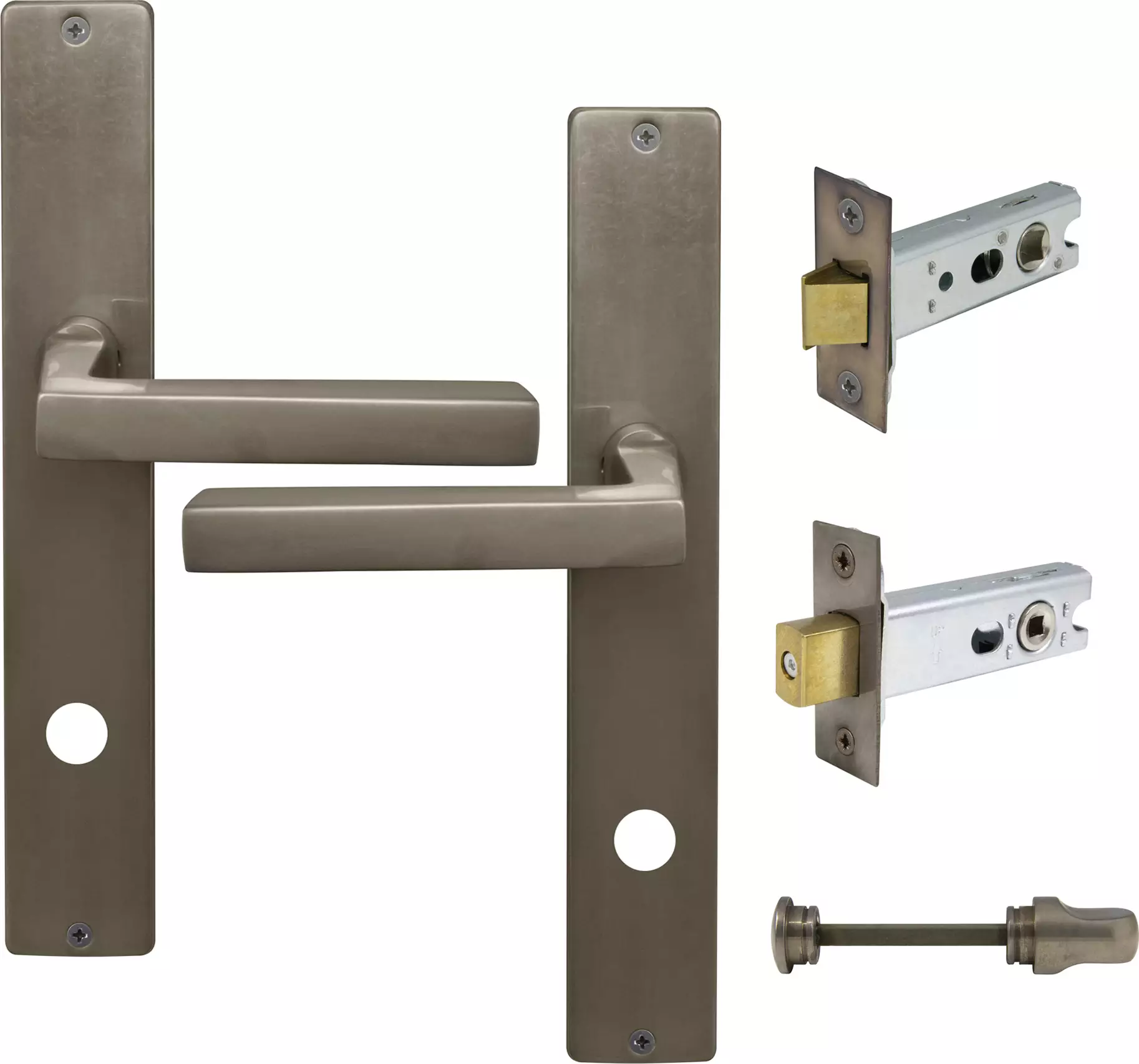 Federal Longplate Square Privacy Set - NB