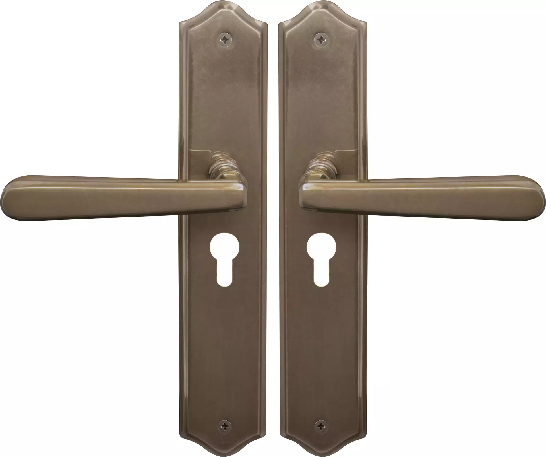 Villa Traditional Longplate E48 Keyhole - AB