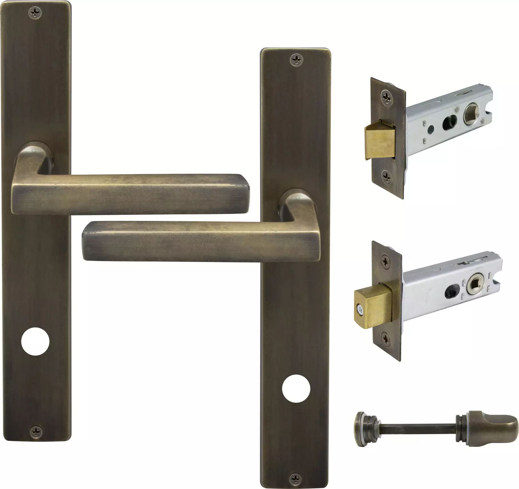 Federal Longplate Square Privacy Set - ORB