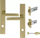 Federal Longplate Square Privacy Set - PB