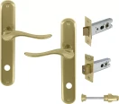 Haven Longplate Oval Privacy Set - Magn. Latch - PB