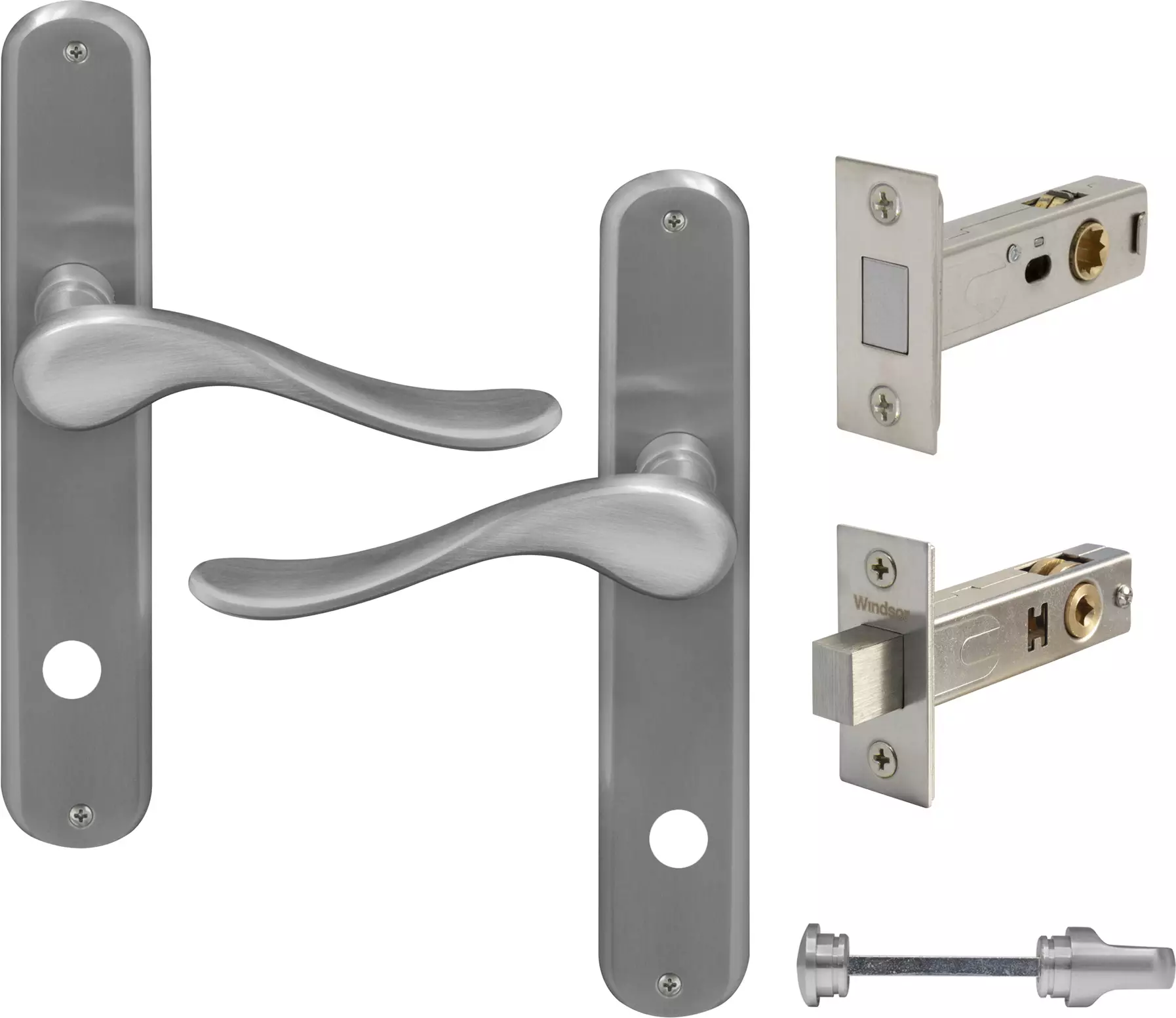 Haven Longplate Oval Privacy Set - Magn. Latch - PC