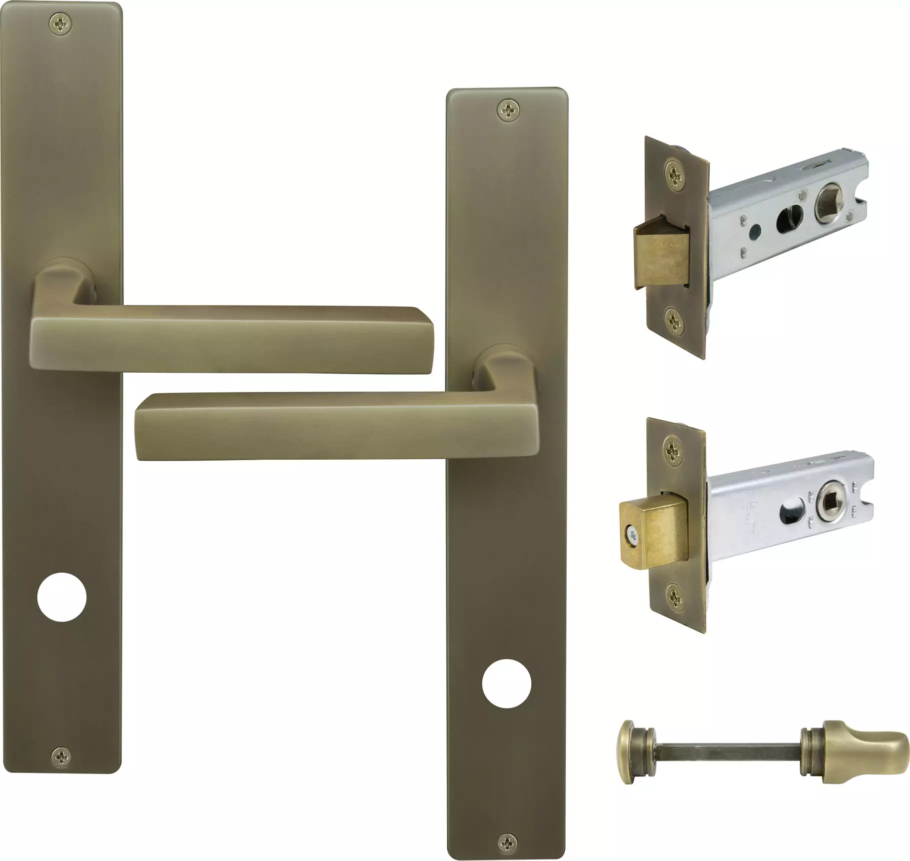 Federal Longplate Square Privacy Set - RB