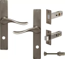 Haven Longplate Square Privacy Set - Magn. Latch - NB