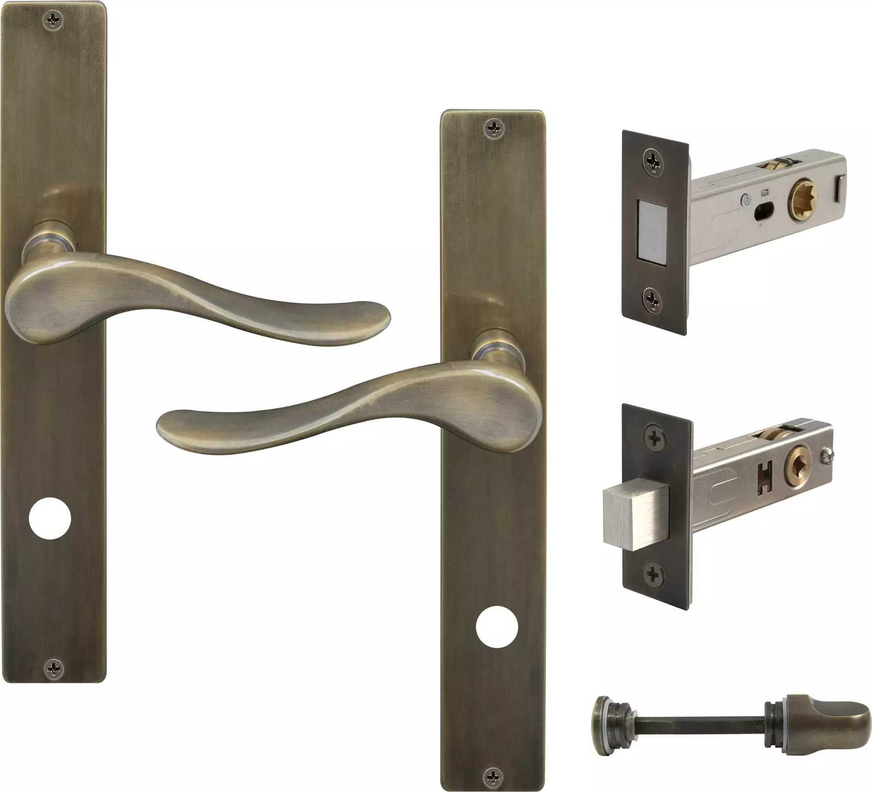 Haven Longplate Square Privacy Set - Magn. Latch - ORB