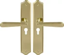 Villa Traditional Longplate E48 Keyhole - PB