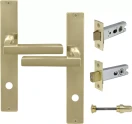 Federal Longplate Square Privacy Set - USB