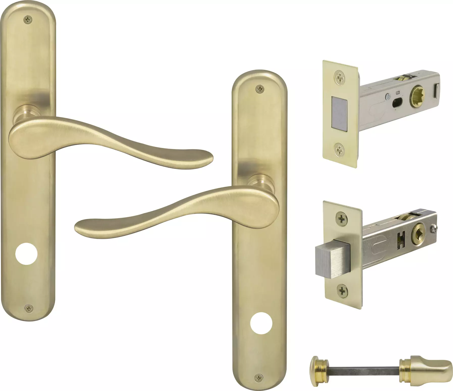 Haven Longplate Oval Privacy Set - Magn. Latch - USB