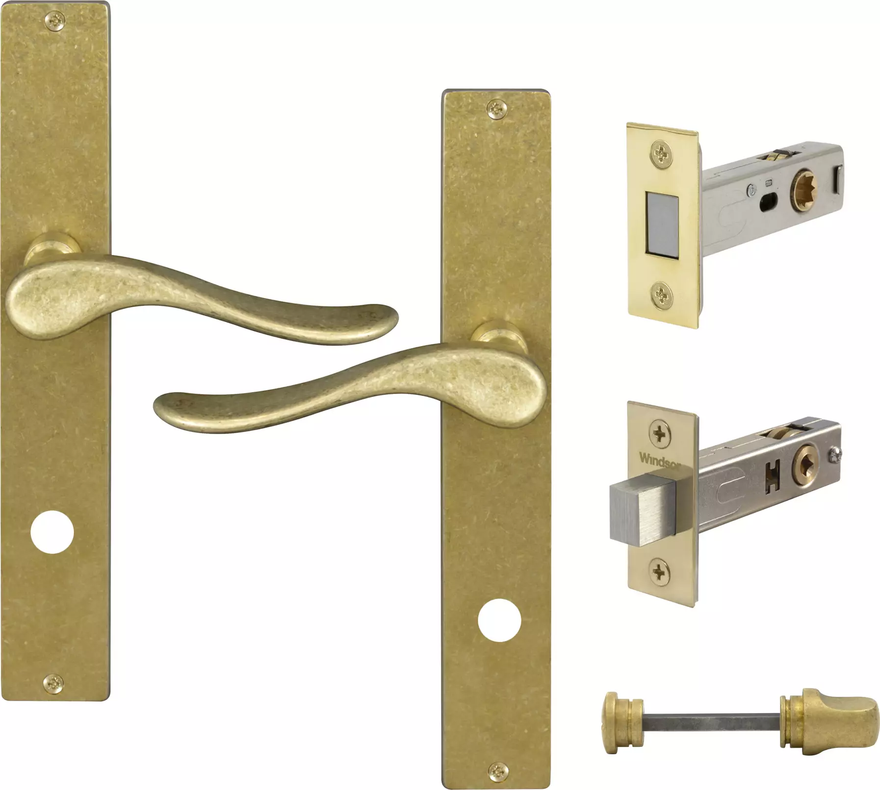 Haven Longplate Square Privacy Set - Magn. Latch - RLB