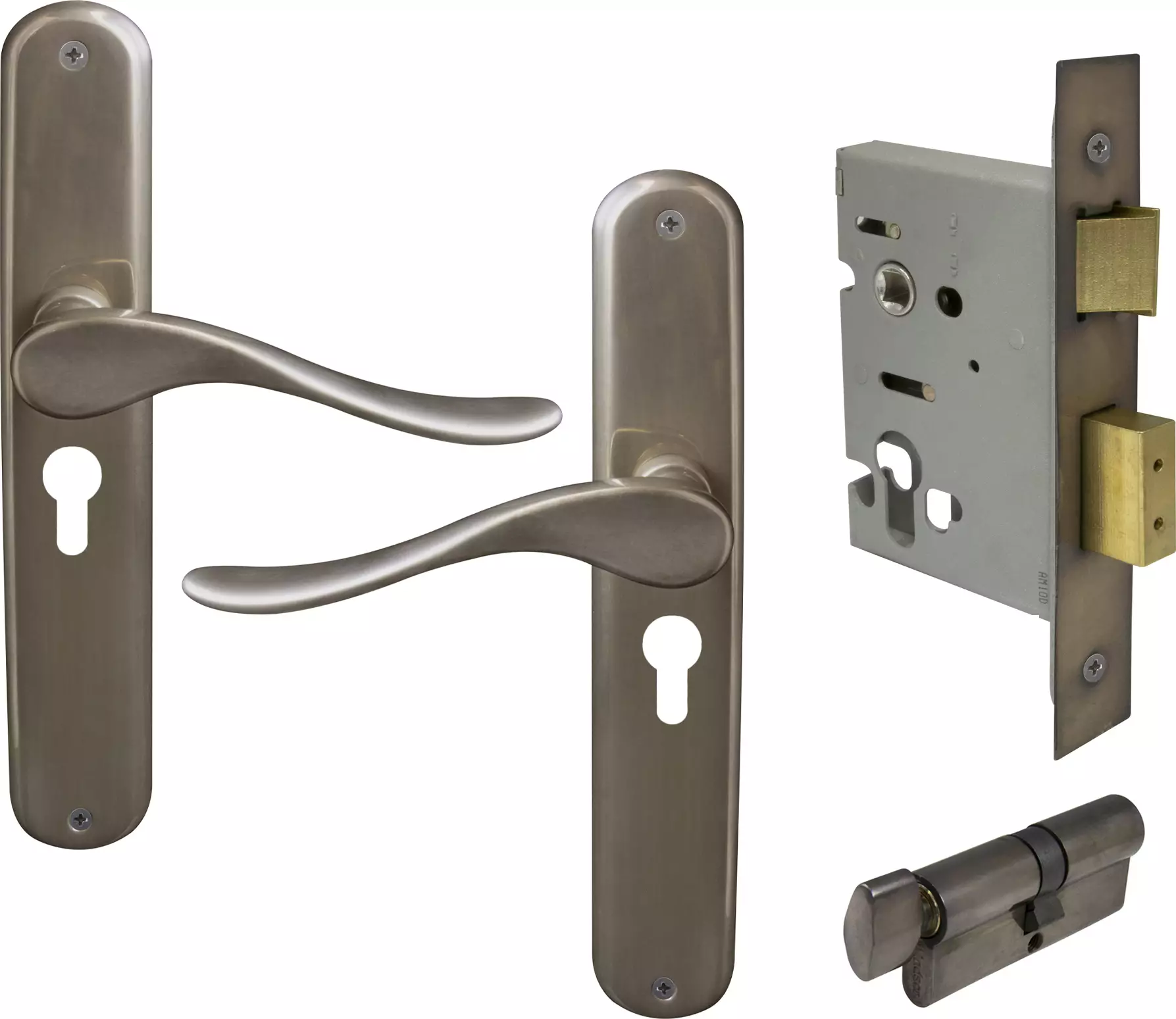 Haven Longplate Oval Entrance Set - E48 - NB