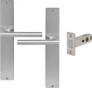 Charleston Longplate Square Passage Set - Magn. Latch - PC