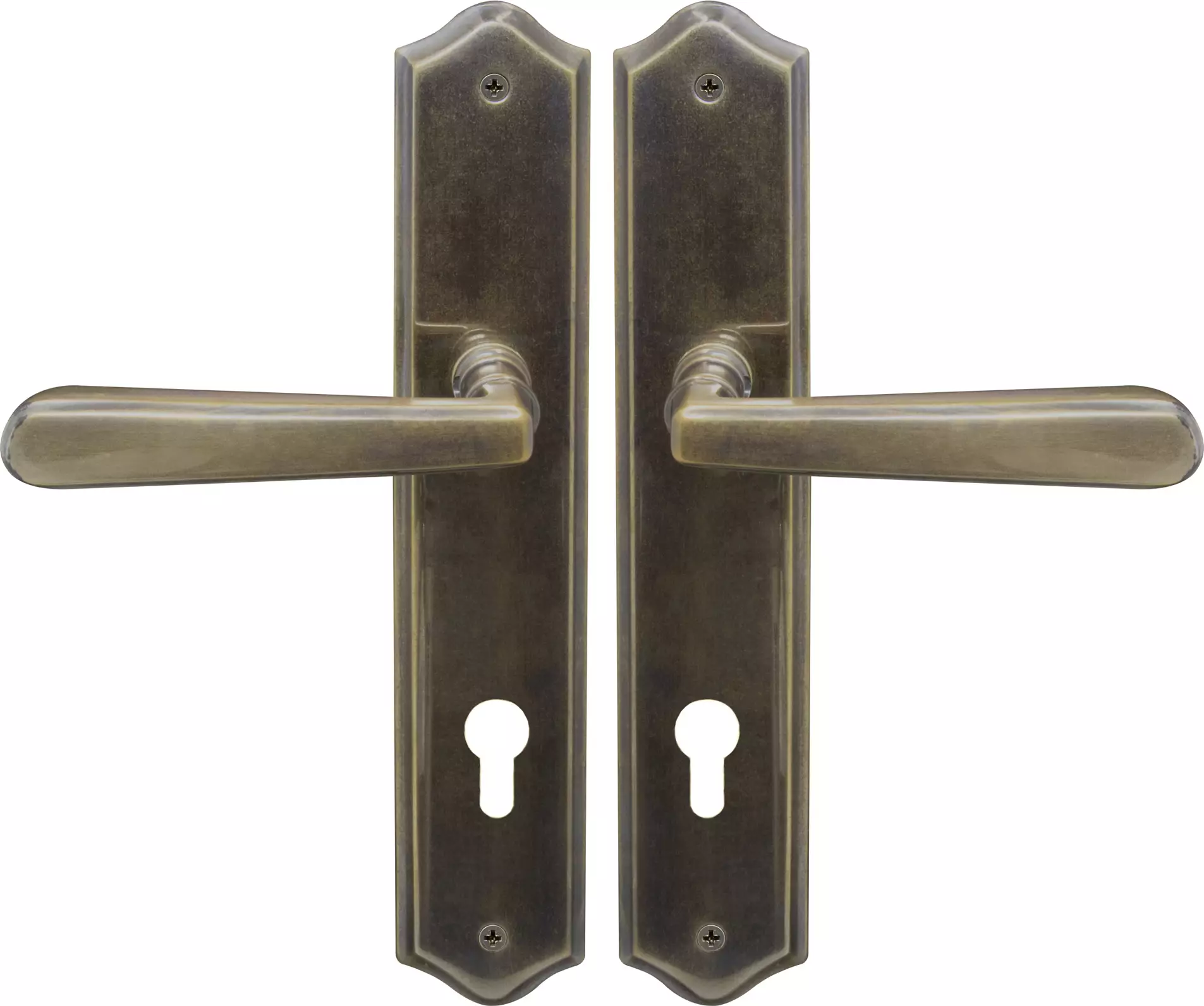 Villa Traditional Longplate E85 Keyhole - ORB