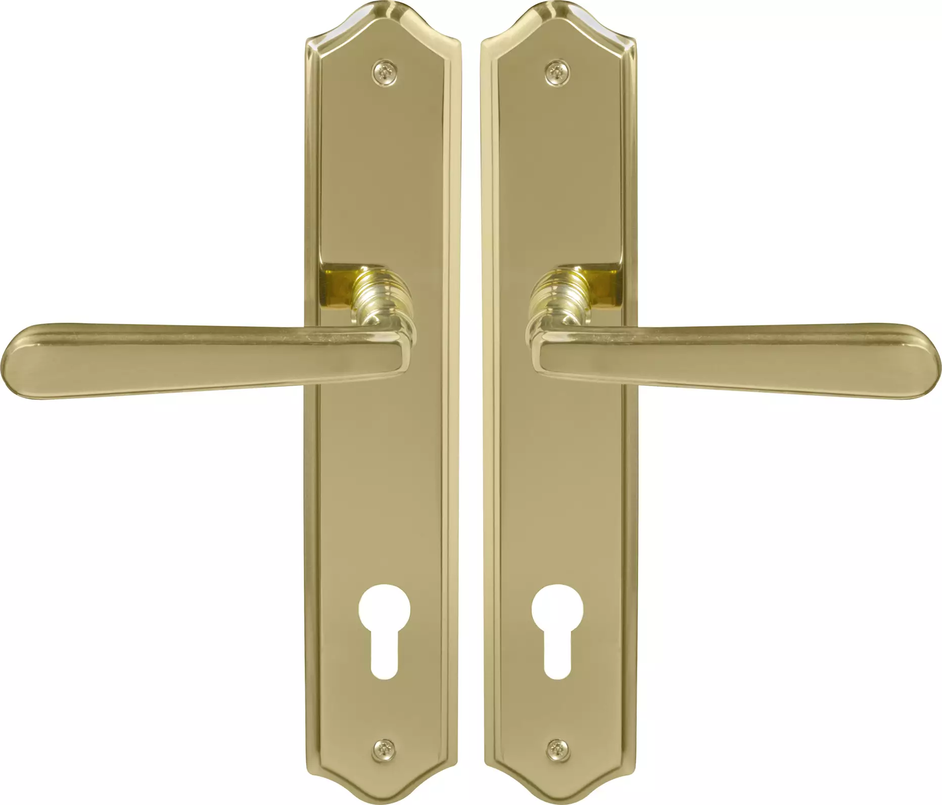 Villa Traditional Longplate E85 Keyhole - PB