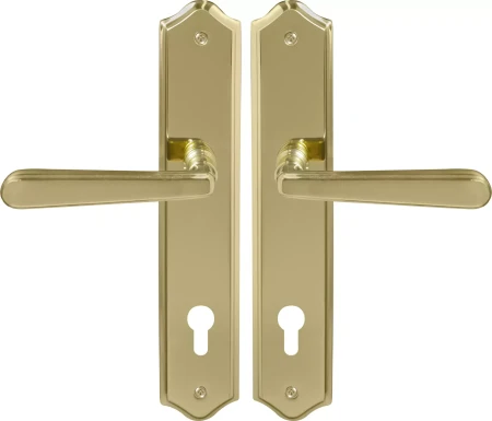 Villa Traditional Longplate E85 Keyhole - PB