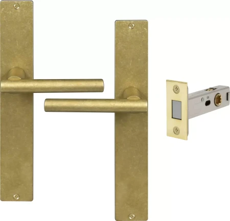 Charleston Longplate Square Passage Set - Magn. Latch - RLB