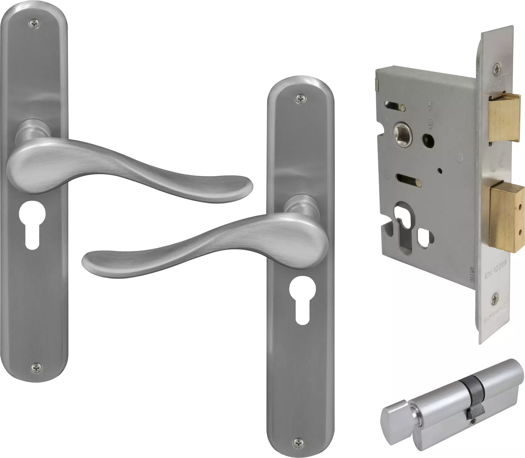 Haven Longplate Oval Entrance Set - E48 - PC