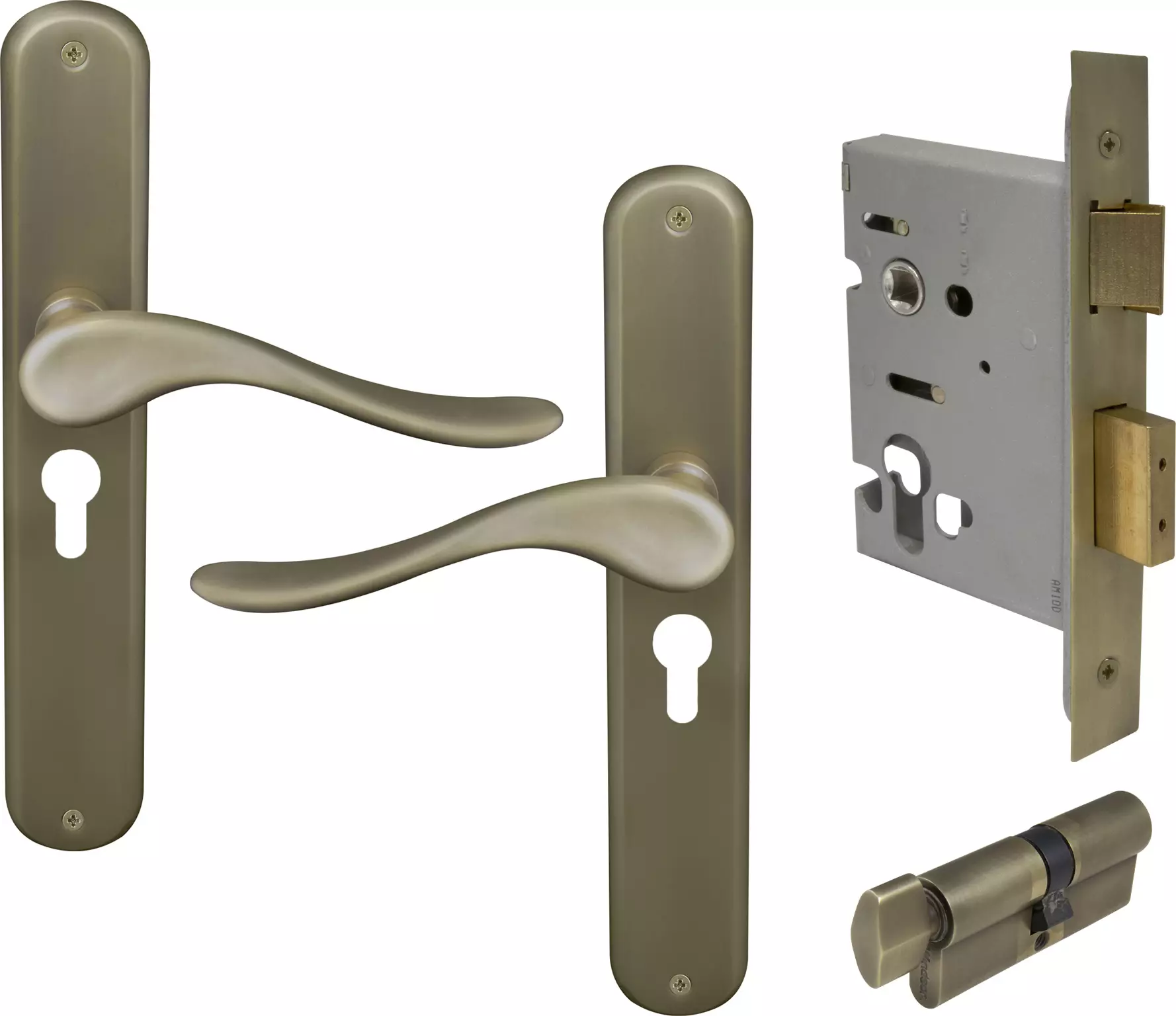 Haven Longplate Oval Entrance Set - E48 - RB