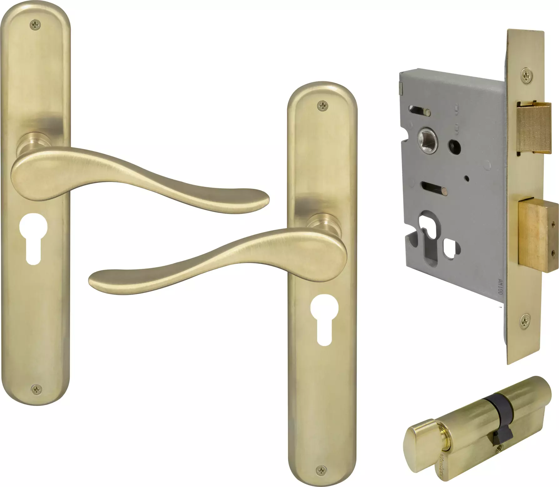 Haven Longplate Oval Entrance Set - E48 - USB